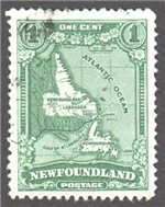 Newfoundland Scott 163 Used VF (P14.2x14)